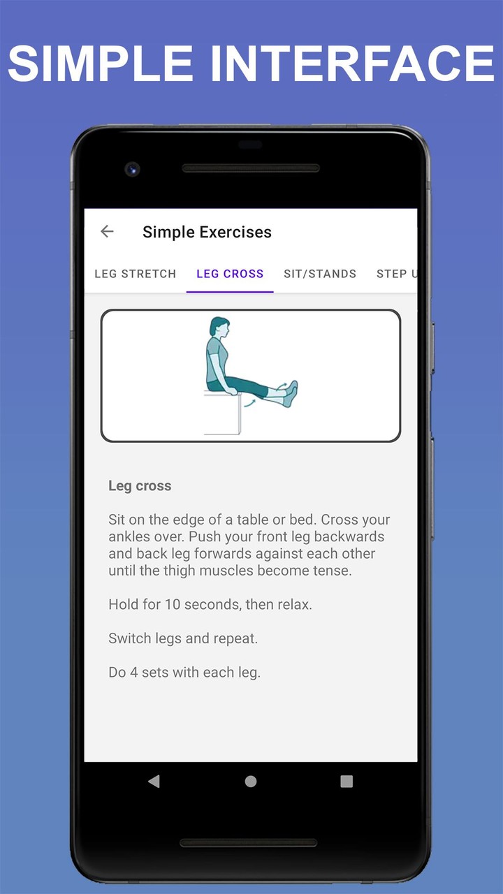 Knee Pain Relieving Exercises screenshot image 11_Popularmodapk.com