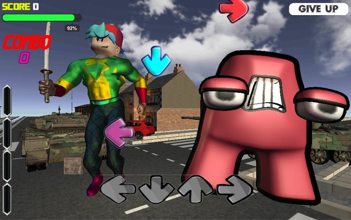 FNF Obunga Rope Hero V Rainbow screenshot image 3_Popularmodapk.com