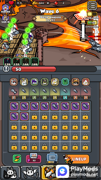 Cat Archers - Idle Defense<span>(No Ads)</span> screenshot image 2_Popularmodapk.com