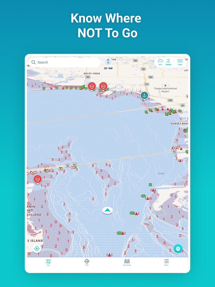 Wavve Boating: Easy Marine GPS screenshot image 37_Popularmodapk.com