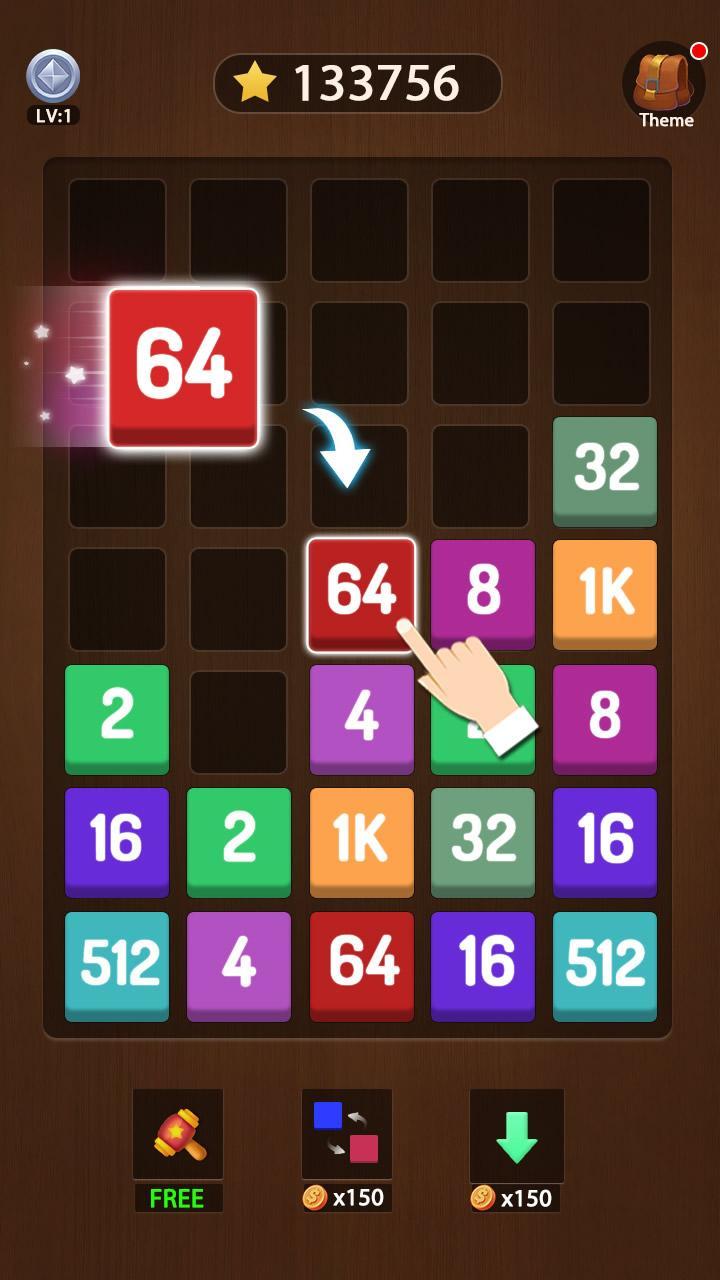 Merge Block-Puzzle games screenshot image 1_Popularmodapk.com