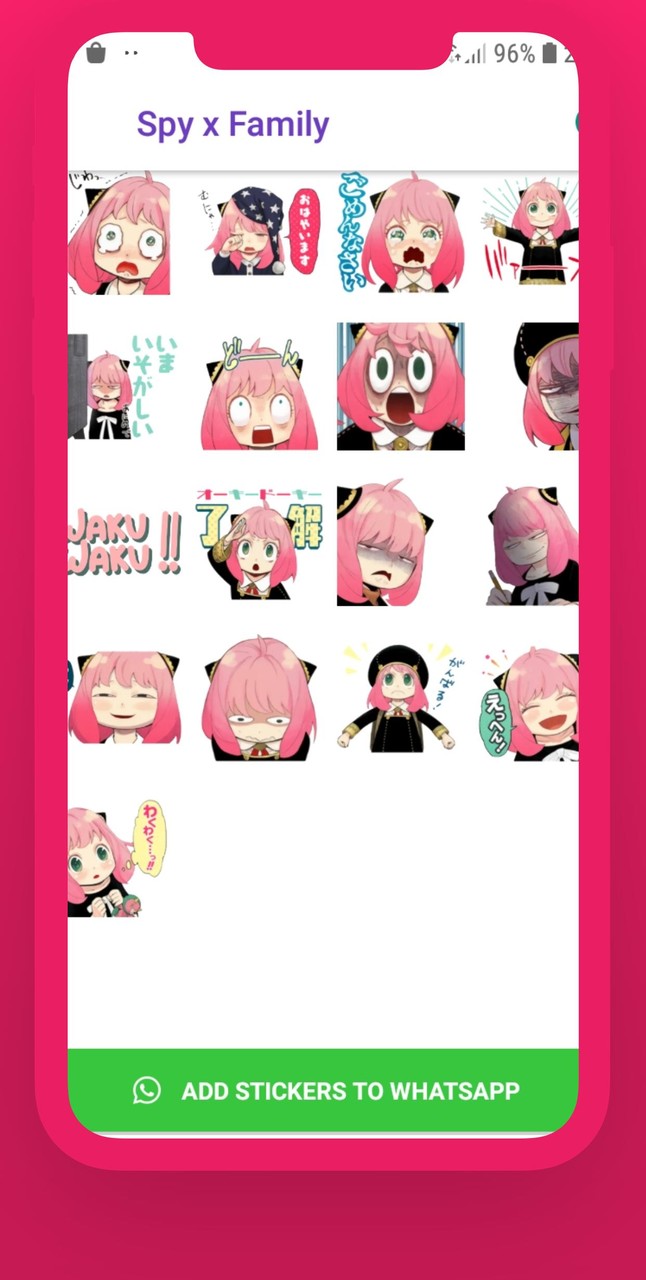 Spy x Family Stickers screenshot image 21_Popularmodapk.com