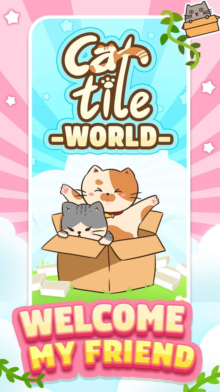 Cat Tile World: Purrfect Match screenshot image 1_Popularmodapk.com