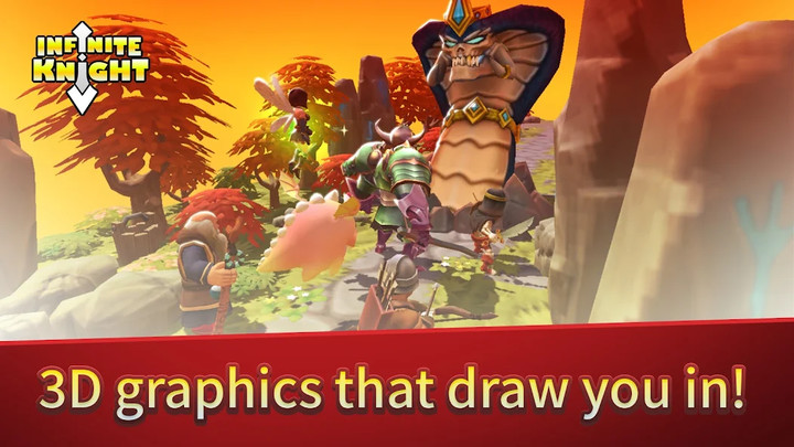 INFINITE KNIGHT : 3D IDLE RPG<span>(Mod Menu)</span> screenshot image 4_Popularmodapk.com