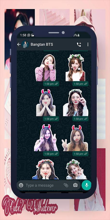 Nayeon Twice WASticker screenshot image 7_Popularmodapk.com