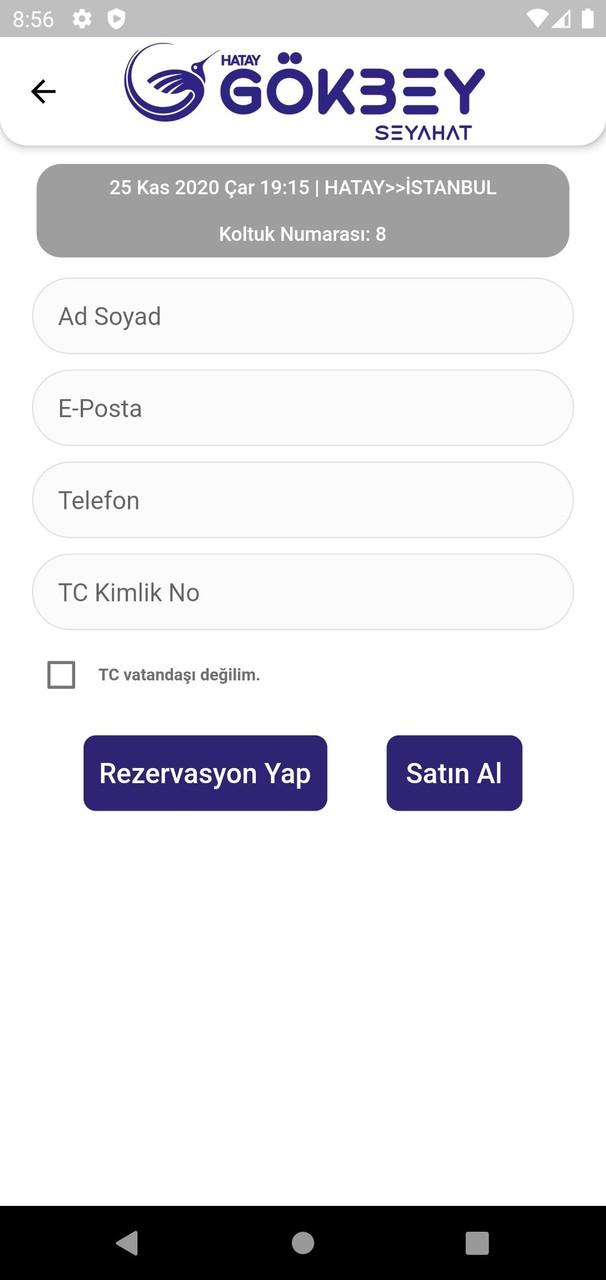 Hatay Gökbey Seyahat screenshot image 6_Popularmodapk.com