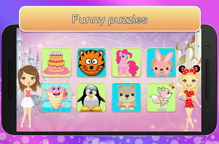 Kids Games for Girls. Puzzles screenshot image 2_Popularmodapk.com