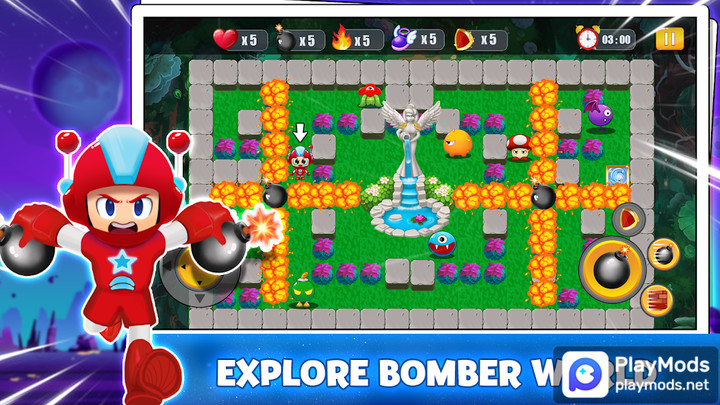 Bomber : Bomb Man<span>(unlimited money)</span> screenshot image 1_Popularmodapk.com