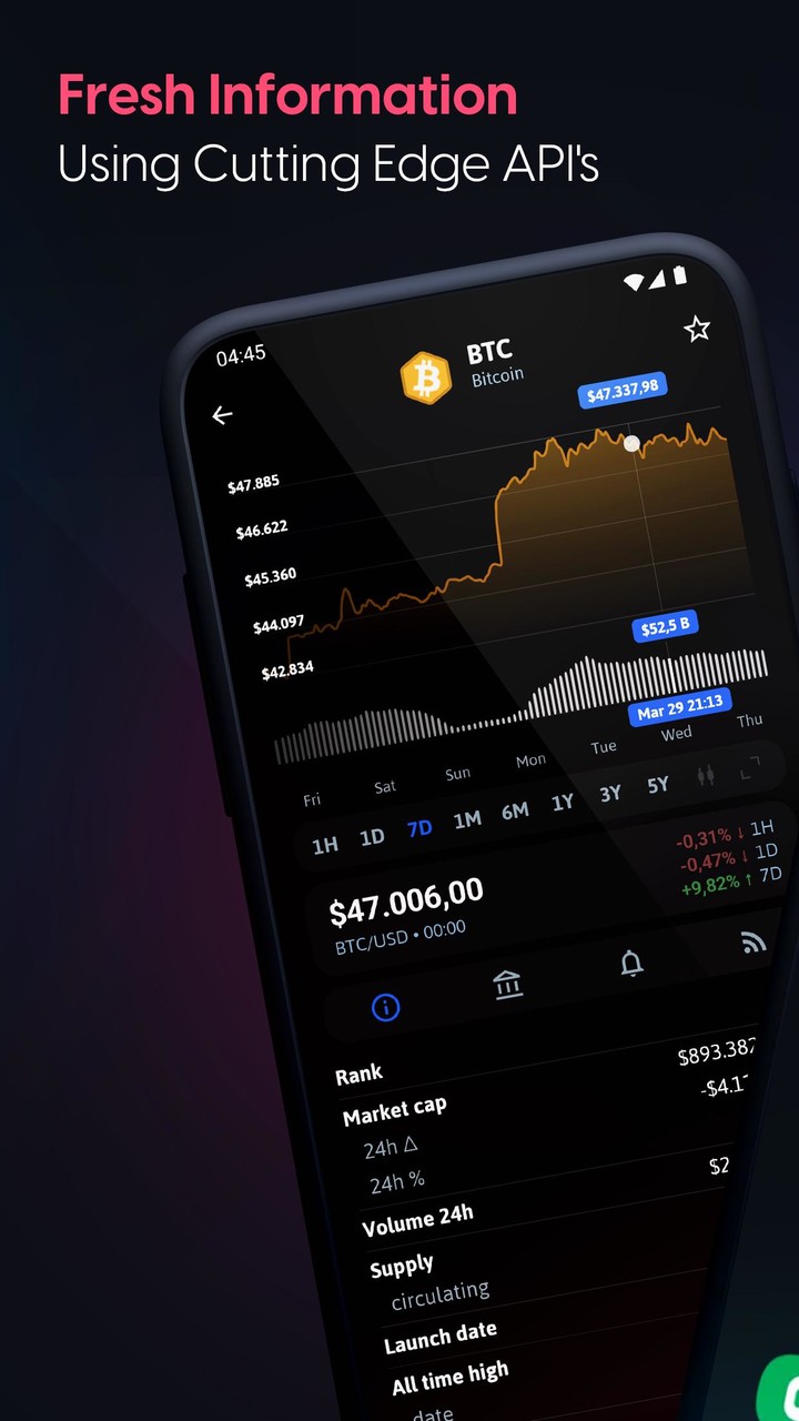 The Crypto App - Coin Tracker screenshot image 3_Popularmodapk.com