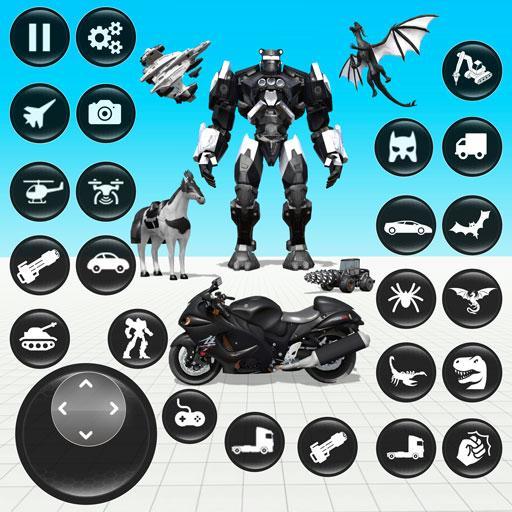 Robot Bike Shooting Game screenshot image 1_Popularmodapk.com
