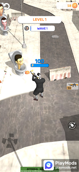 Skibidi War - Toilets Attack<span>(Unlimited Money)</span> screenshot image 4_Popularmodapk.com