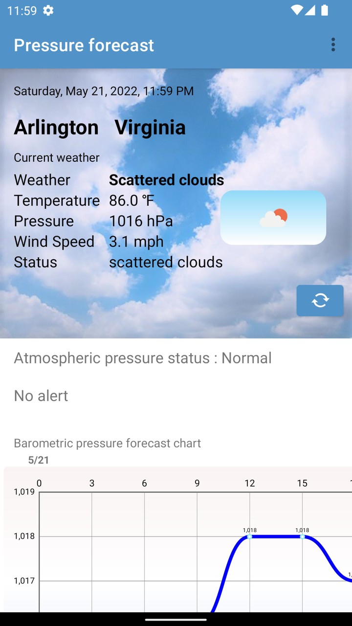 Barometric pressure forecast screenshot image 2_Popularmodapk.com