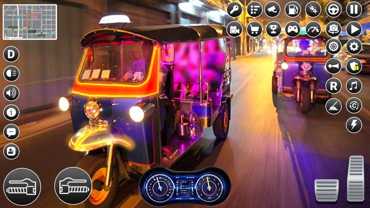 Auto rickshaw driving game 3d screenshot image 2_Popularmodapk.com
