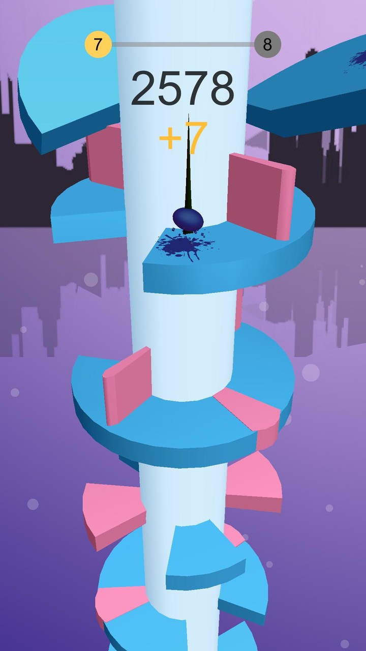 Jump Ball Fall screenshot image 5_Popularmodapk.com