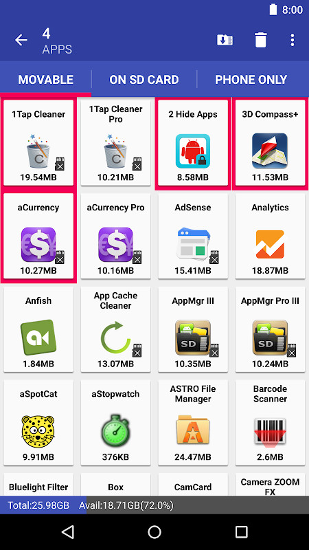 AppMgr III (App 2 SD) screenshot image 7_Popularmodapk.com
