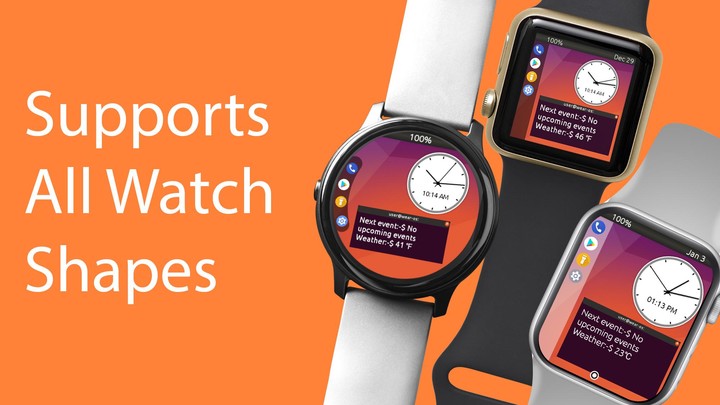 Ubuntu Theme WearOS Watch Face screenshot image 8_Popularmodapk.com