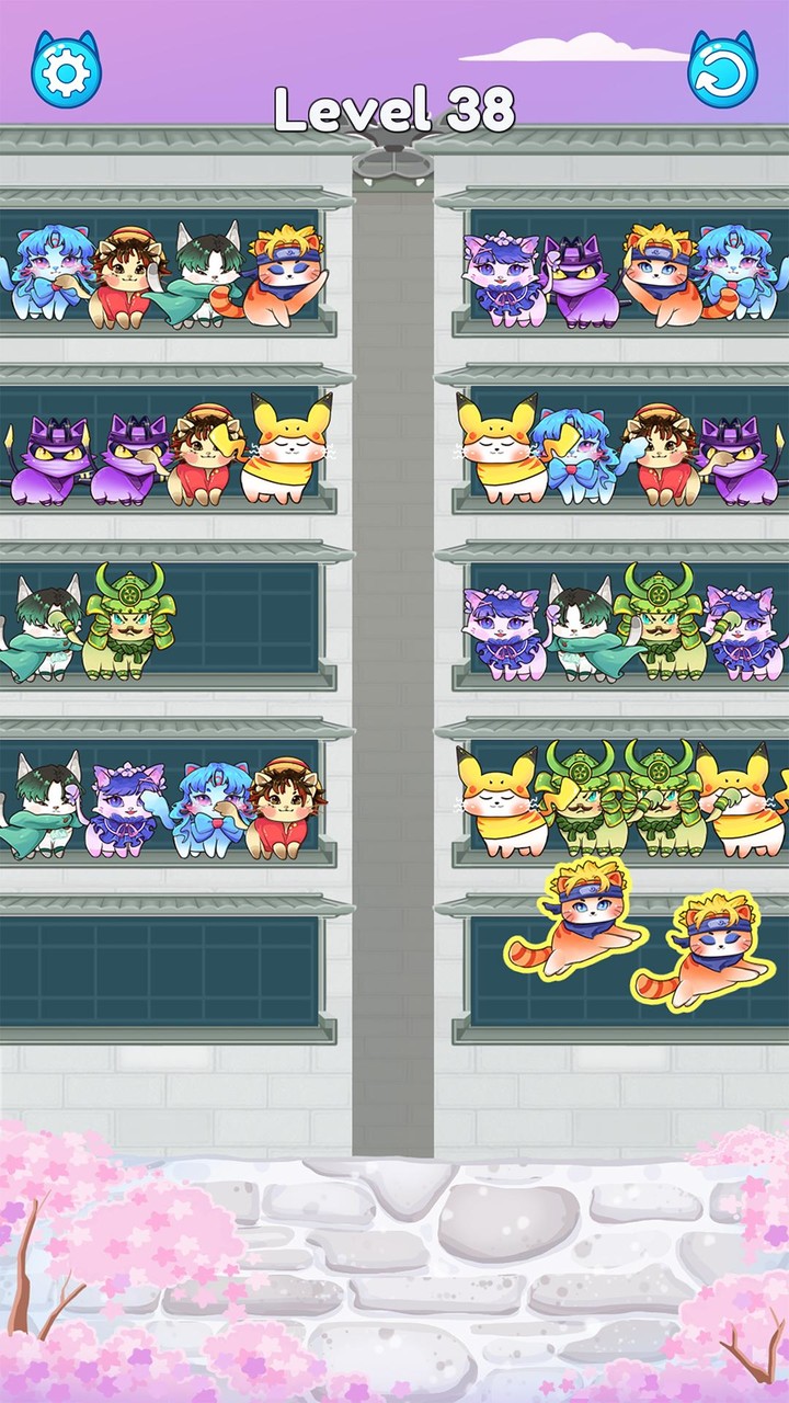 Cat Sort Color: Classic Puzzle screenshot image 4_Popularmodapk.com