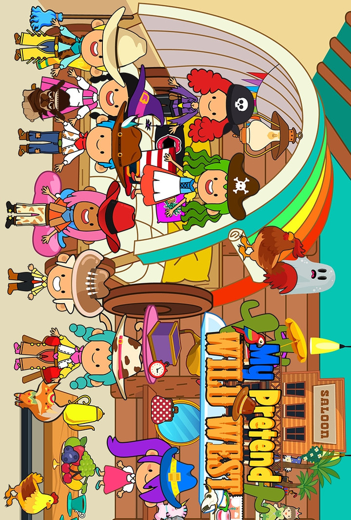 My Pretend Wild West - Cowboy & Cowgirl Kids Games(No Ads) screenshot image 25_Popularmodapk.com
