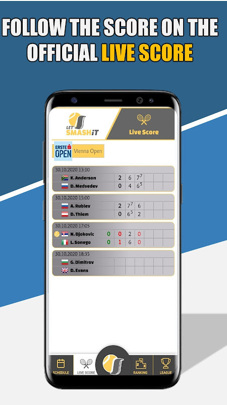 Smash It - Fantasy Tennis screenshot image 1_Popularmodapk.com