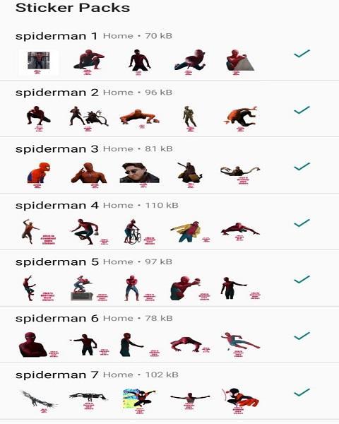 Spider  Stickers for WA screenshot image 10_Popularmodapk.com