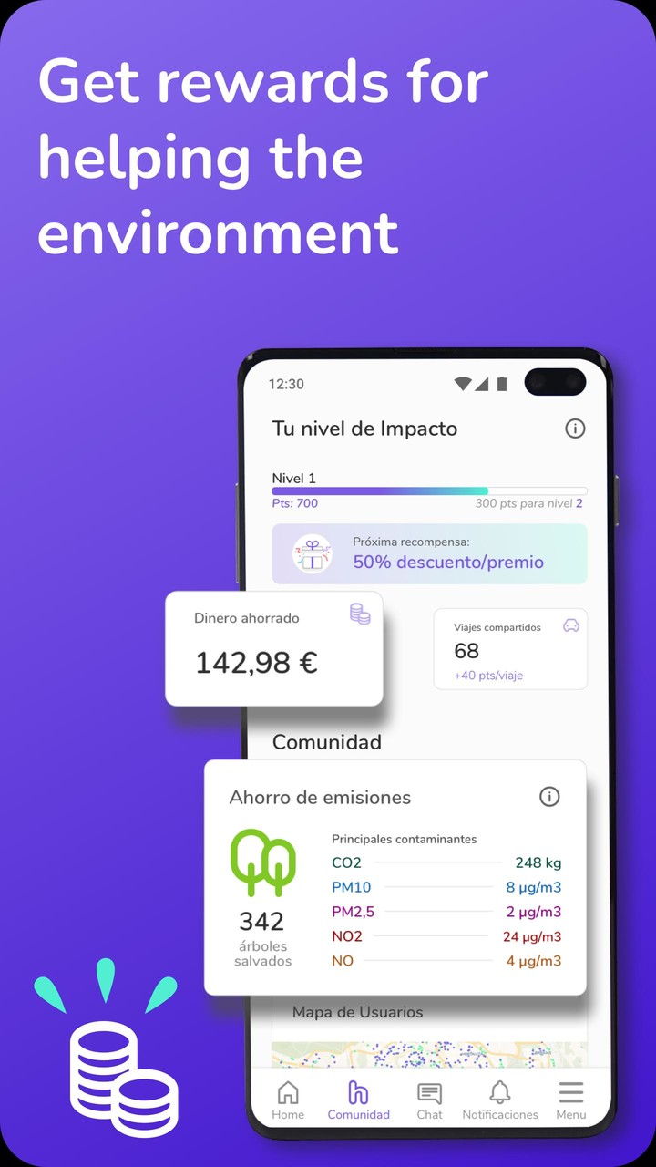 Hoop Carpool Shared Commuting screenshot image 12_Popularmodapk.com