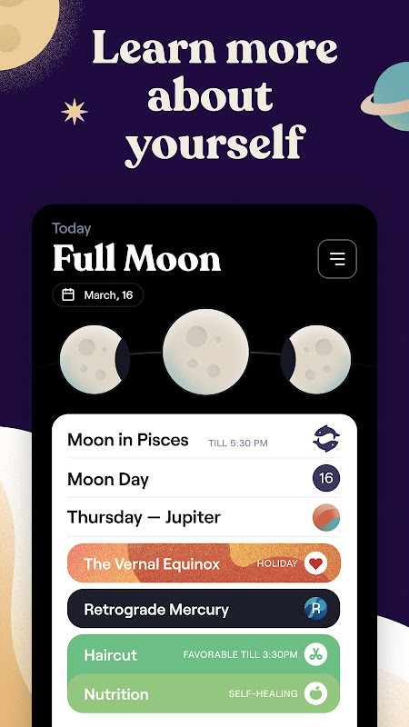 Moonly: Moon Cycle Calendar screenshot image 16_Popularmodapk.com