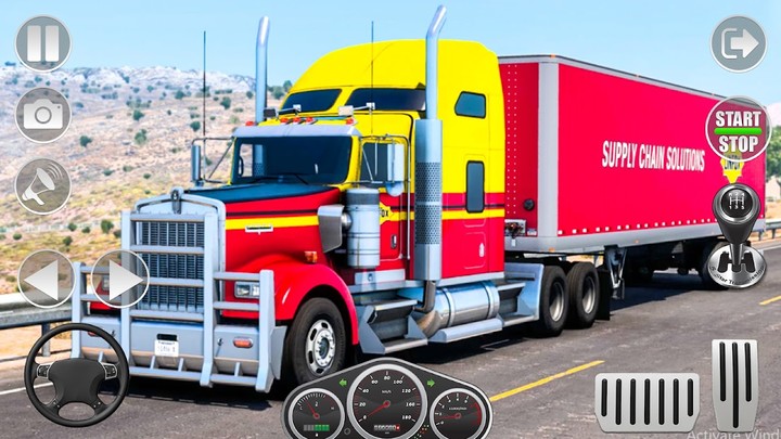 US Cargo: City Truck Games 3d screenshot image 3_Popularmodapk.com