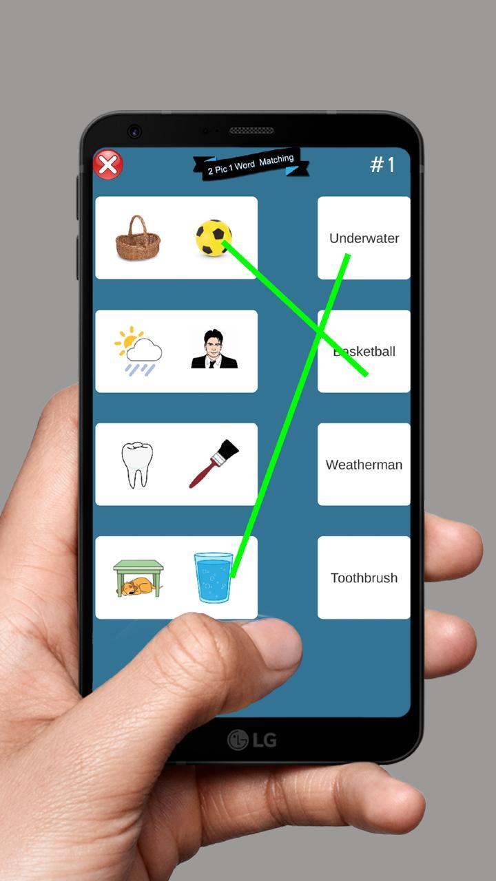 2 Pic 1 Word Matching screenshot image 2_Popularmodapk.com