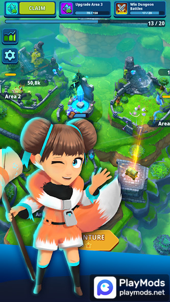 Idle Dungeon Manager - Arena Tycoon Game(Unlimited Diamonds) screenshot image 4_Popularmodapk.com