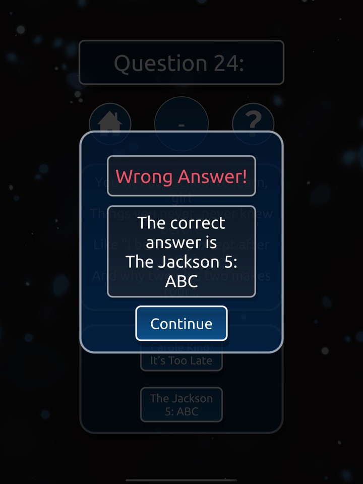 Guess The Song Lyric Quiz screenshot image 16_Popularmodapk.com