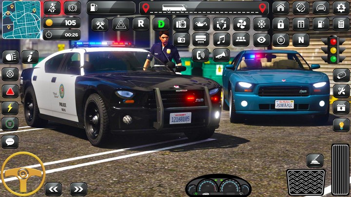 Police Car Game Car Parking 3D screenshot image 2_Popularmodapk.com