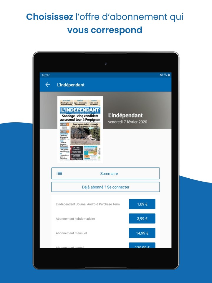 L'independant, Le Journal screenshot image 16_Popularmodapk.com