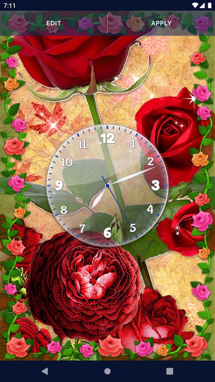 3D Red Rose Live Wallpaper screenshot image 3_Popularmodapk.com