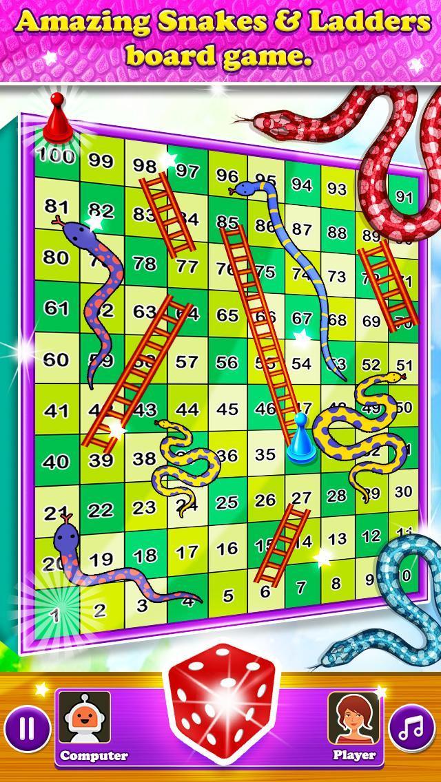 Snake & Ladder  Sap Seedi Game screenshot image 2_Popularmodapk.com