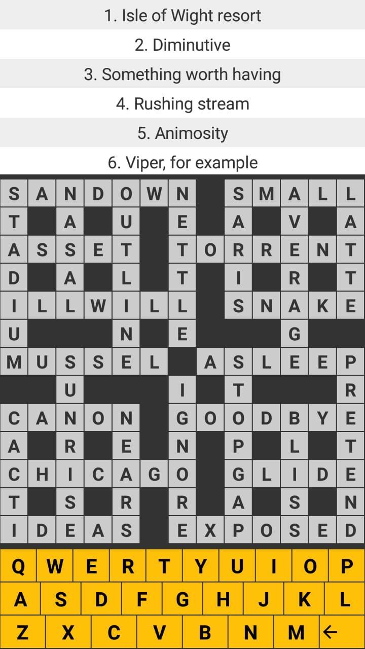 Crosswords Puzzle in English screenshot image 5_Popularmodapk.com