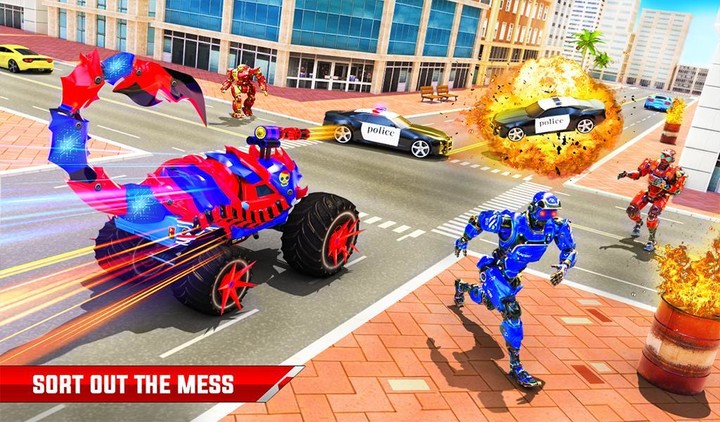 Scorpion Robot Truck Transform screenshot image 15_Popularmodapk.com
