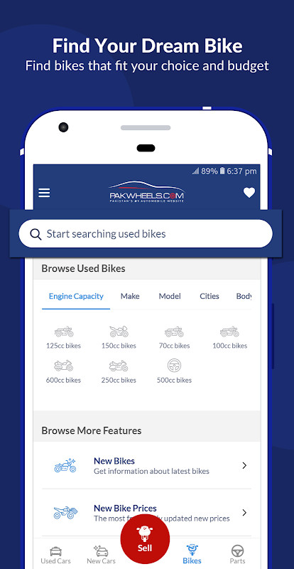 PakWheels: Buy & Sell Cars, Bikes and Auto Parts screenshot image 1_Popularmodapk.com