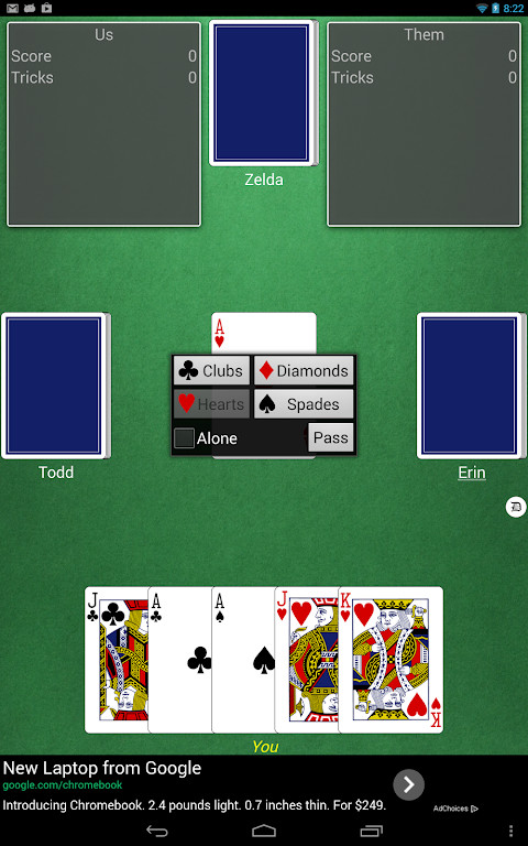 Euchre screenshot image 2_Popularmodapk.com