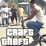 GTA 5 Theft Autos Craft MCPEgta gangster minecraft mcpe 0.2_Popularmodapk.com