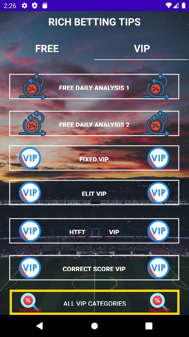 Rich Betting Tips screenshot image 2_Popularmodapk.com