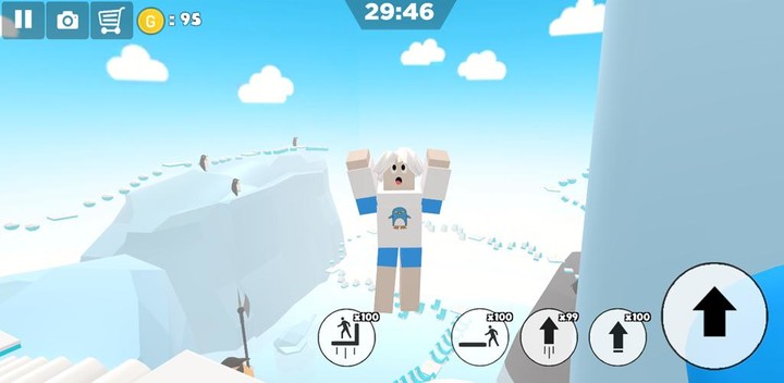 Ice snow obby parkour screenshot image 5_Popularmodapk.com