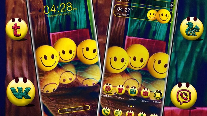 Smiley Emoji Launcher Theme screenshot image 5_Popularmodapk.com