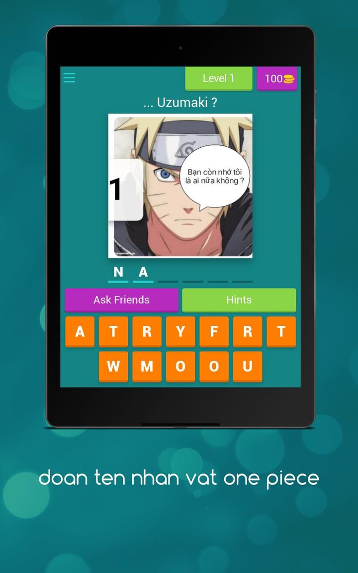 đoán tên nhân vật anime screenshot image 1_Popularmodapk.com