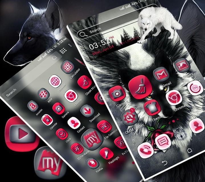 Wolf Launcher Theme screenshot image 4_Popularmodapk.com