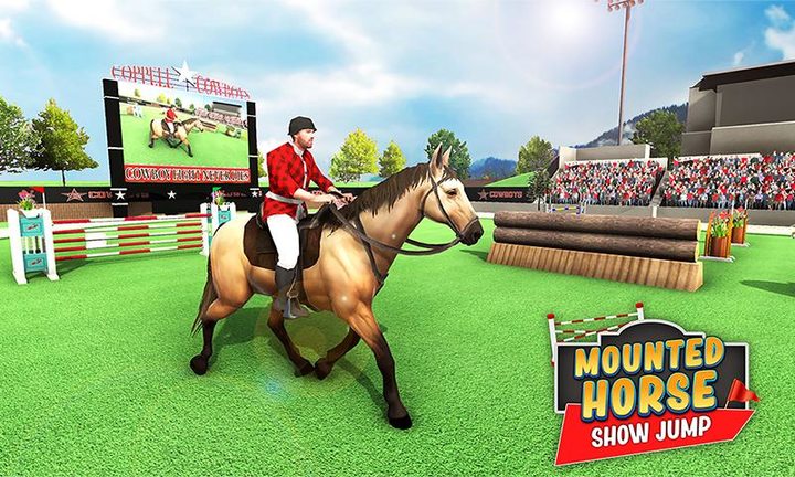 Mounted Horse Riding Show Jump screenshot image 5_Popularmodapk.com