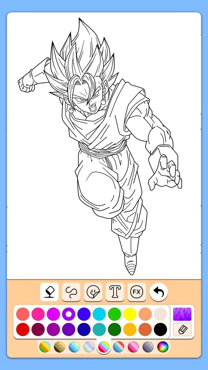 Ultra Instinct Coloring Book screenshot image 4_Popularmodapk.com