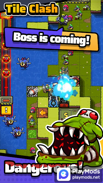 Tile Clash TD:Trap Defense<span>(Unlimited Money)</span> screenshot image 2_Popularmodapk.com