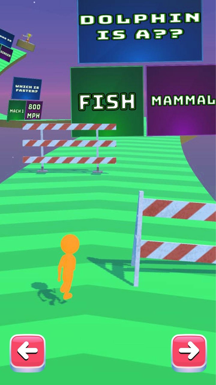 Genius Runner Quiz Dash Run 3D screenshot image 5_Popularmodapk.com