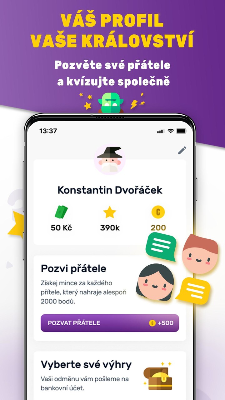 Kvízuj - české znalostní kvízy screenshot image 3_Popularmodapk.com