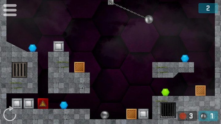 HEXASMASH - Physics Puzzle<span>(Paid)</span> screenshot image 2_Popularmodapk.com